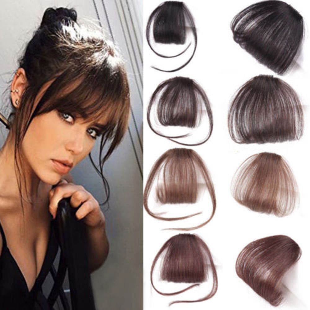 Clip-On Bangs Hair Styling Accessory