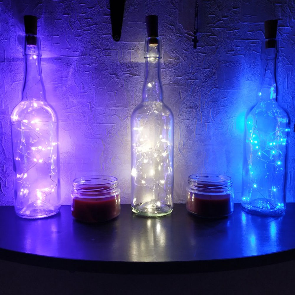 Cork Bottle Light Solar LED Decor