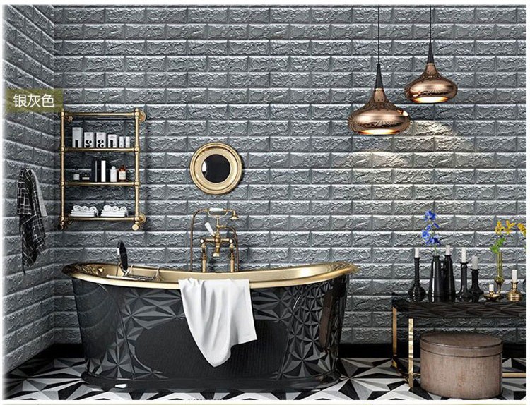 Brick Wall Sticker 3D Foam Wallpaper