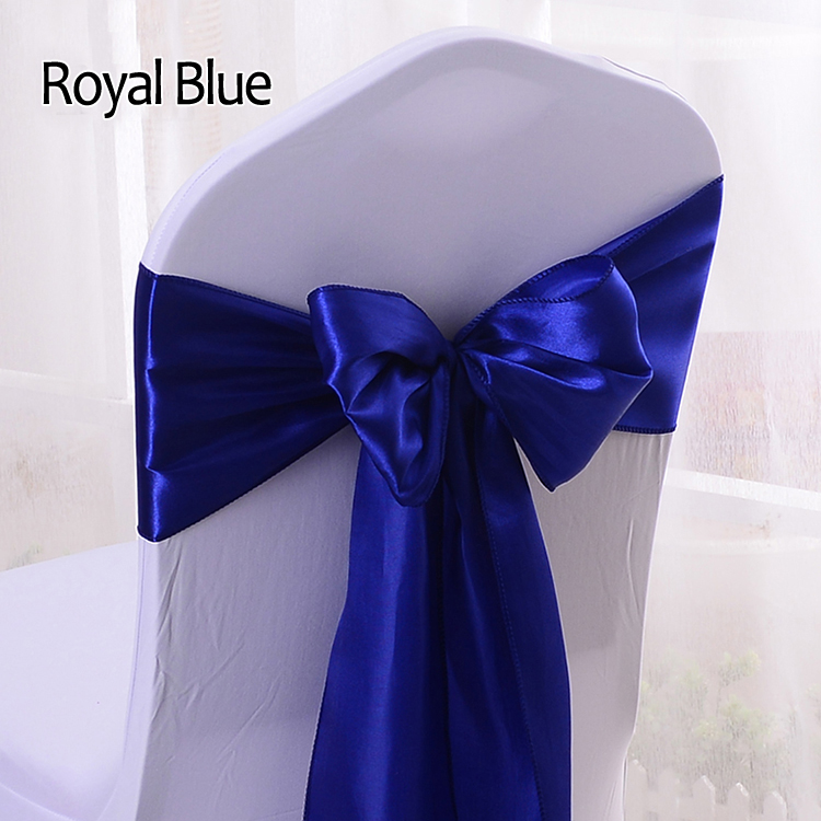 Chair Bow Satin Fabric DIY Decor 