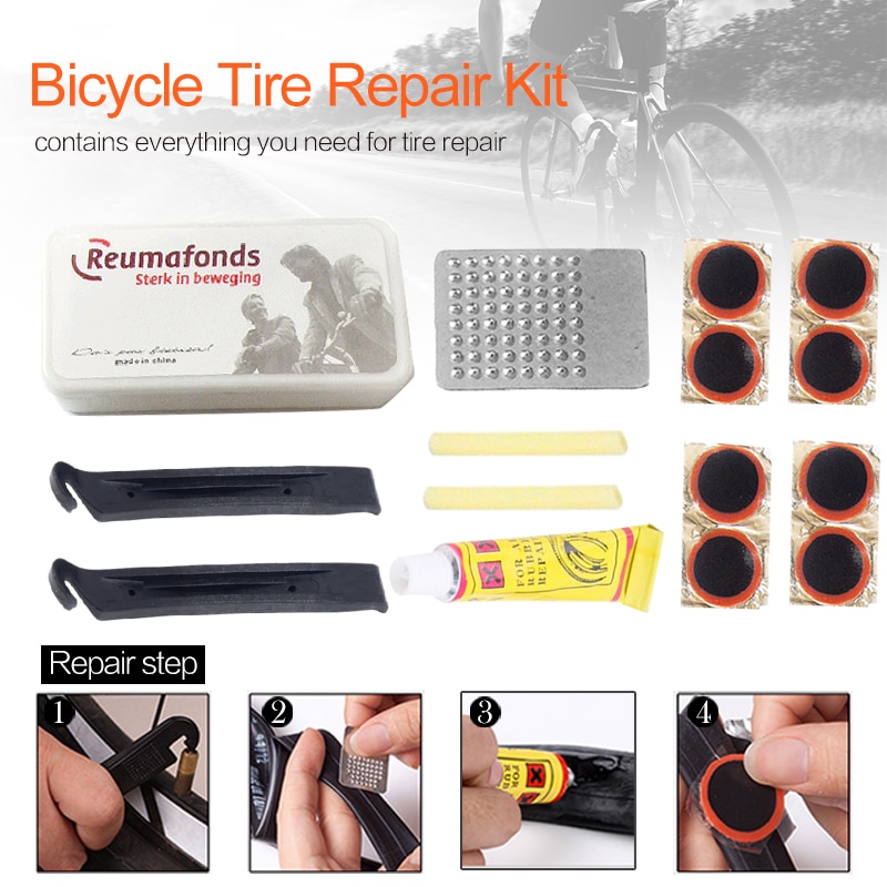 Bike Tire Repair Kit Tool Set