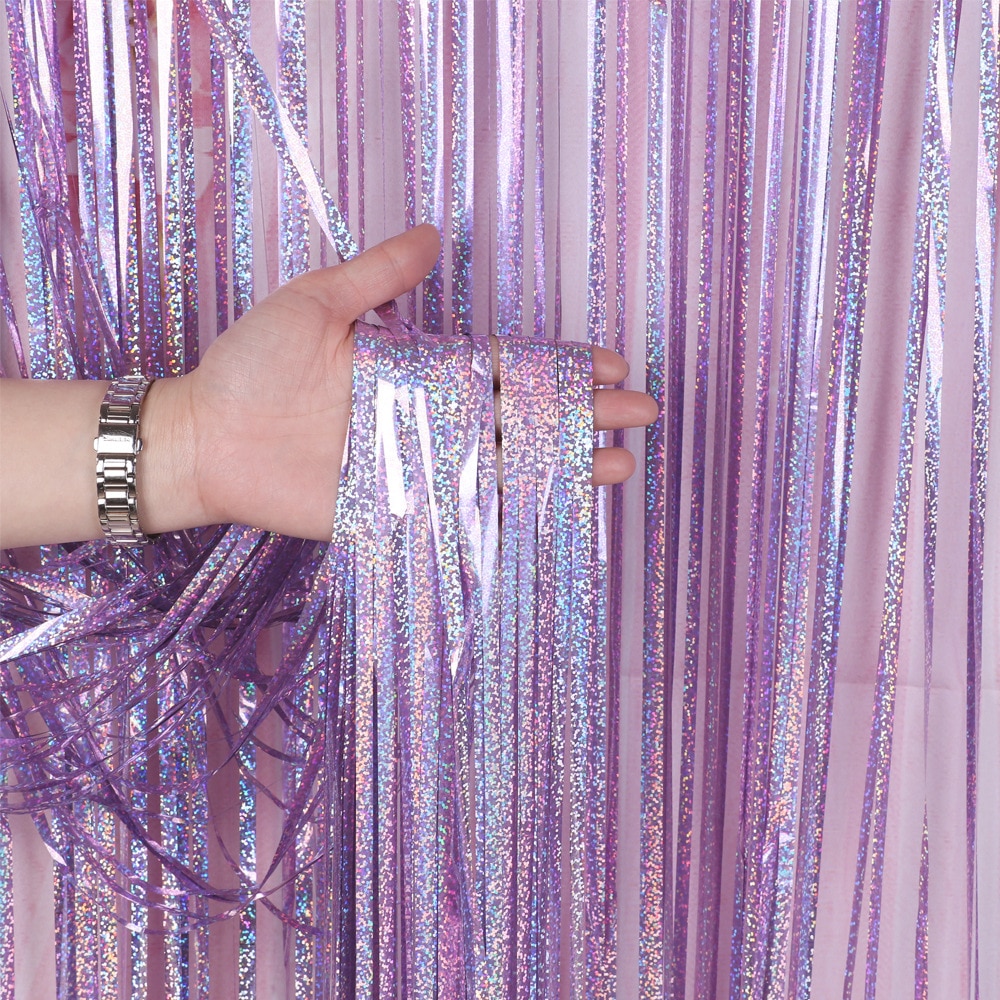 Tinsel Curtain Foil Fringe Backdrop