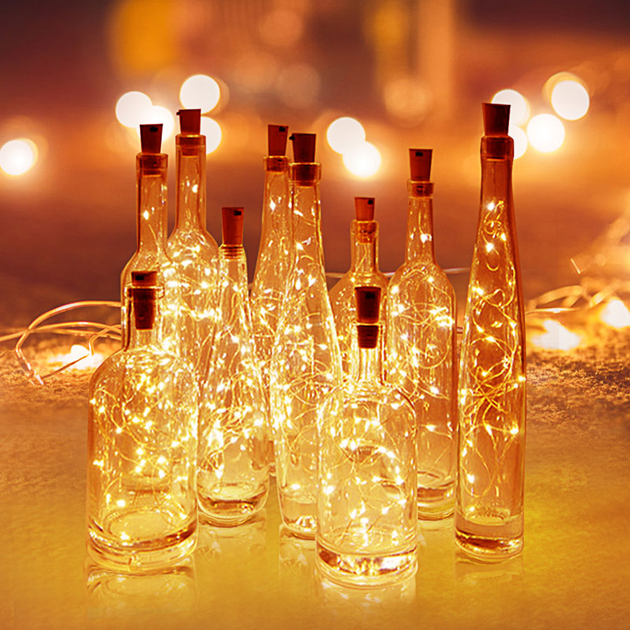 Cork Lights Bottle Fairy Lights Decor