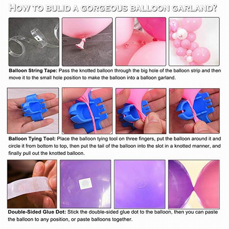 Balloon Arch Kit 98PC DIY Set