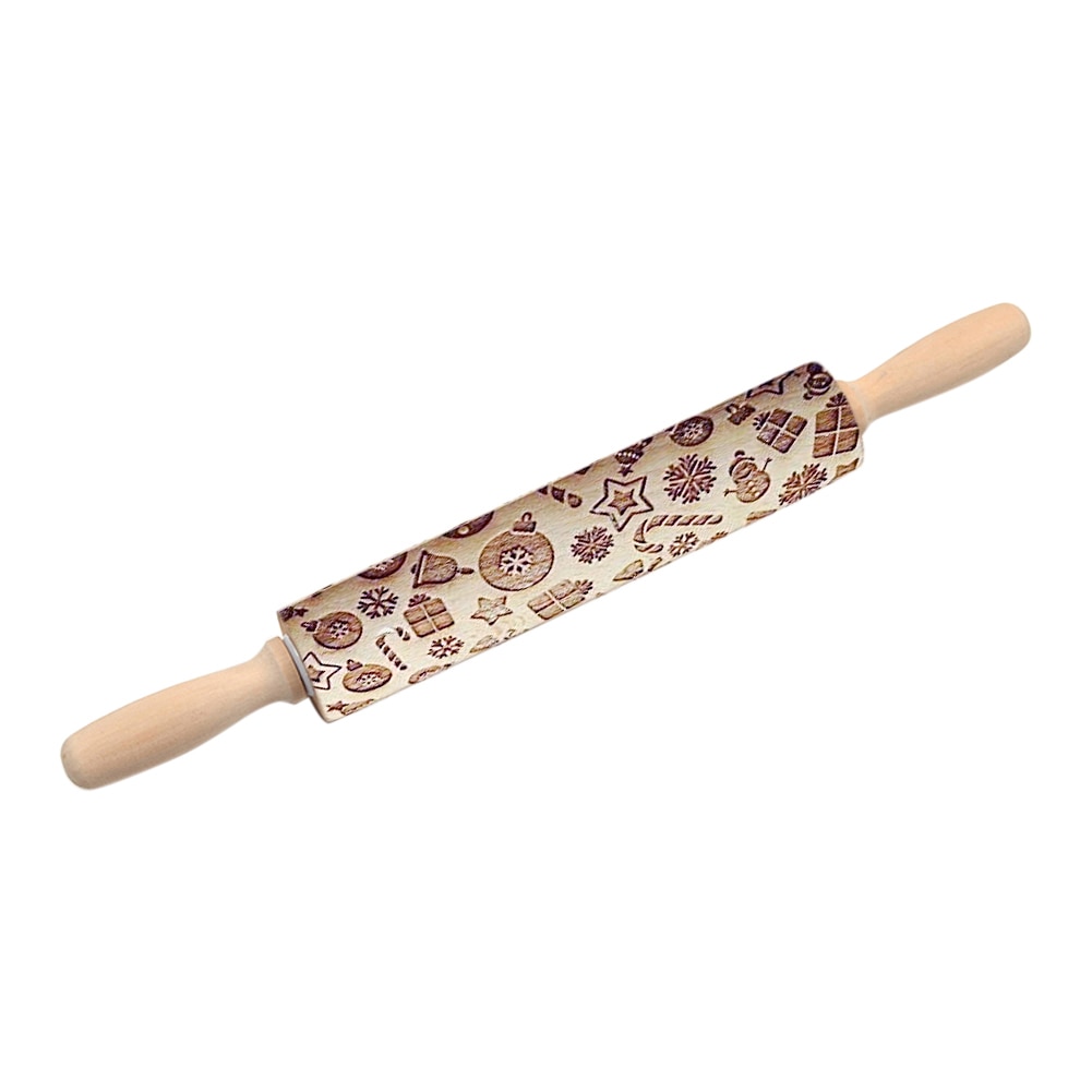 Christmas Rolling Pin Kitchen Tool