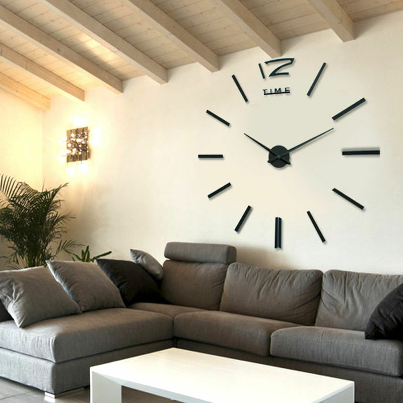 DIY Wall Clock 3D Home Decor