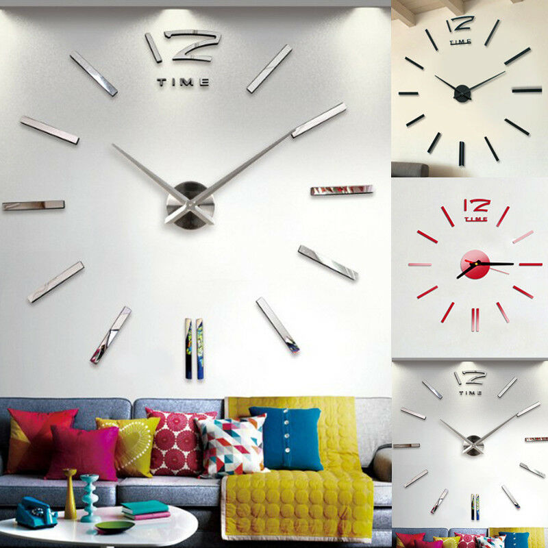 DIY Wall Clock 3D Home Decor