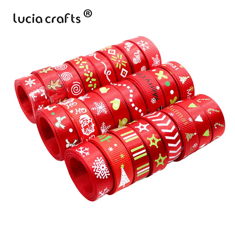 Satin Ribbon Christmas Prints