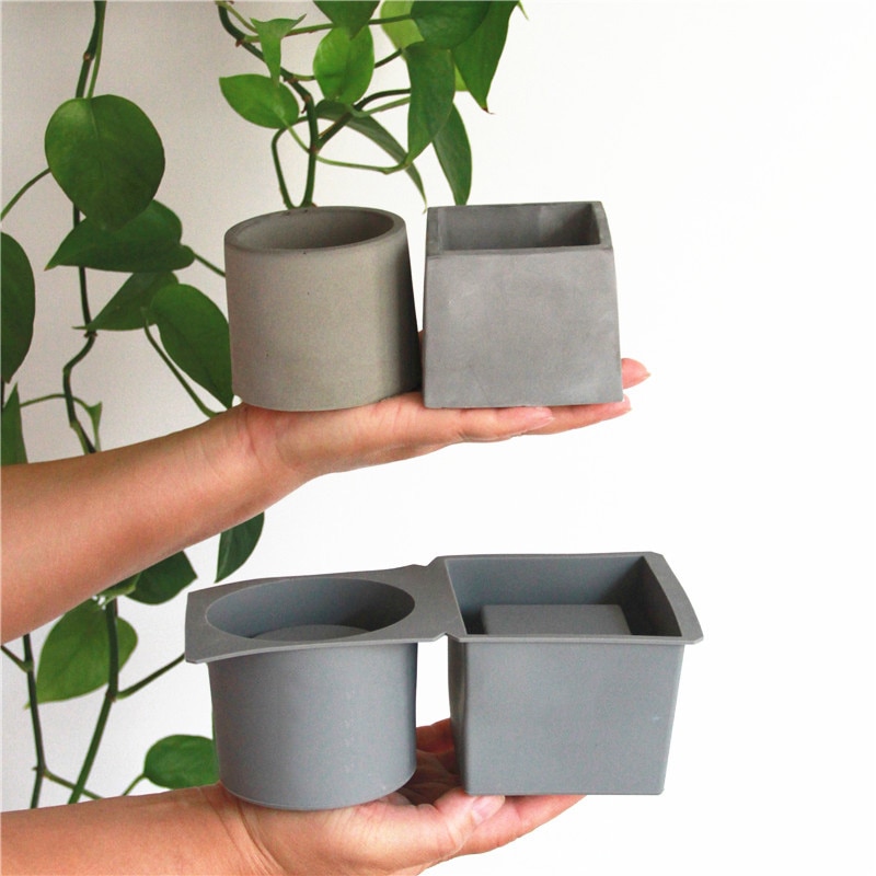 Concrete Planter Mold Silicone Vase Maker