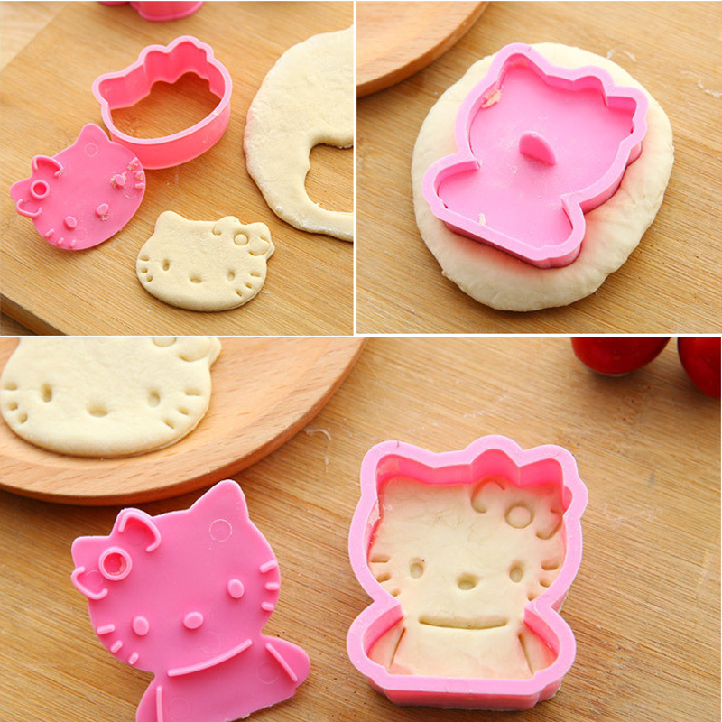 Mini Cookie Cutters Cartoon Mold 2pcs/set