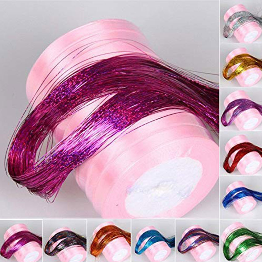 Glitter Hair Extensions Colorful Hair Accessory