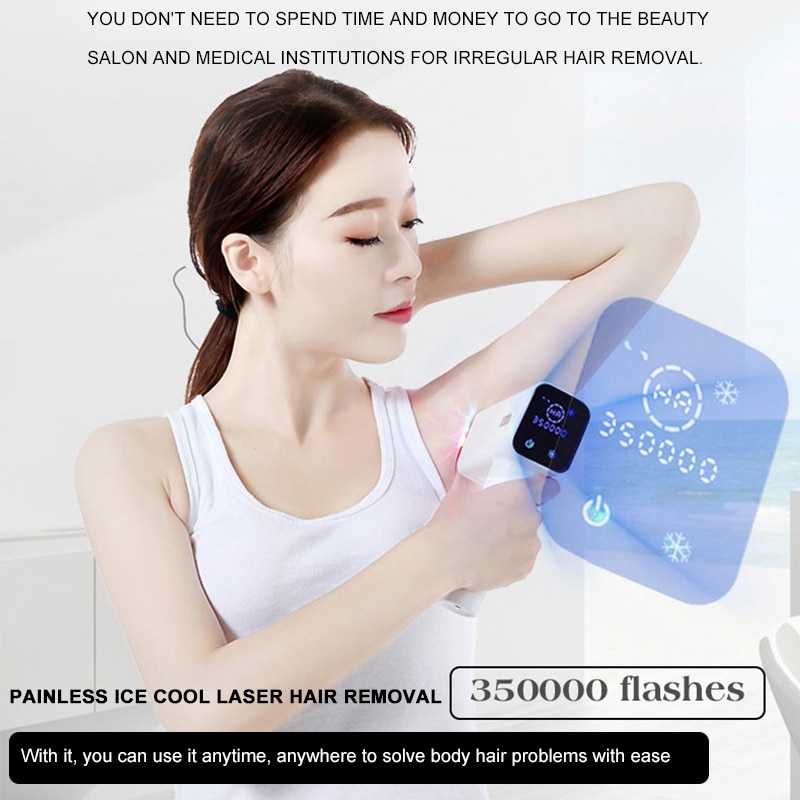 Hair Removal Device with LCD Screen