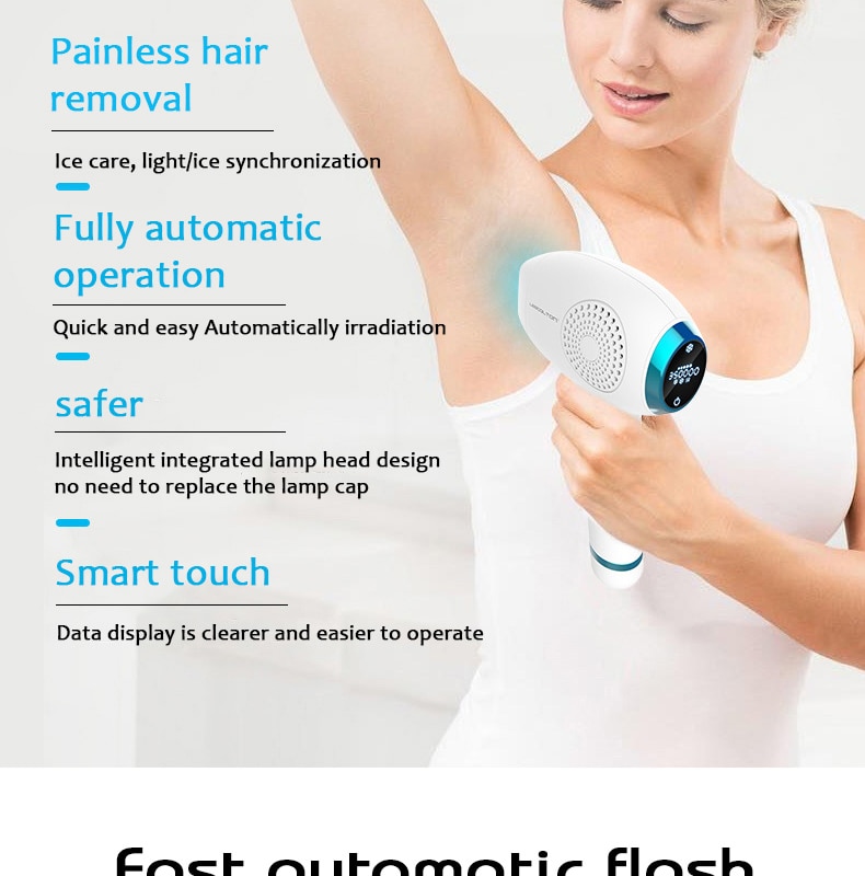 Hair Removal Device with LCD Screen