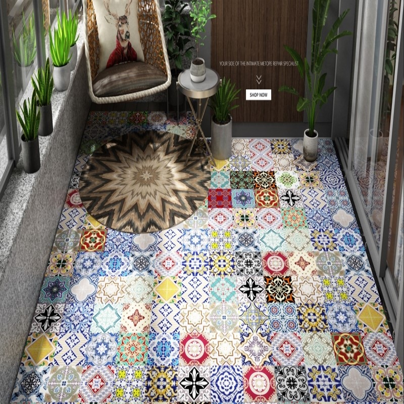 Tile Decal Mediterranean Style Design