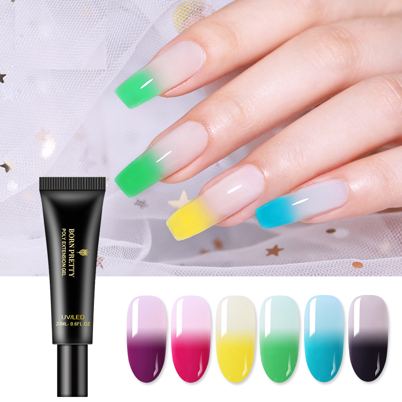 Poly Gel Nails Thermal Extension