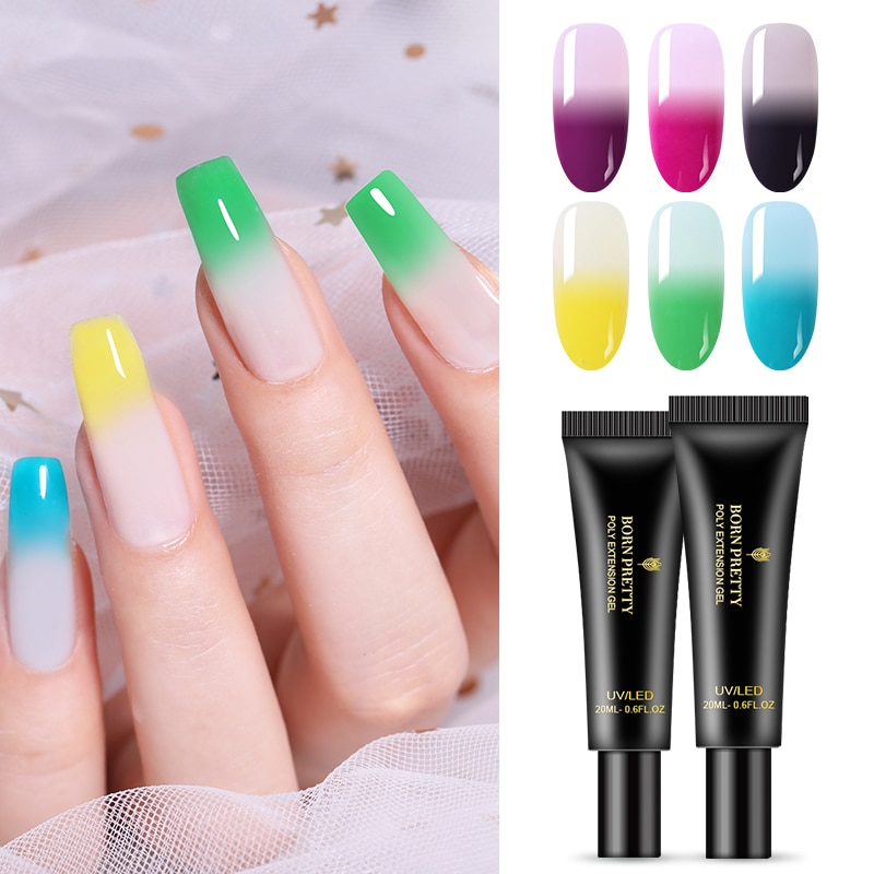 Poly Gel Nails Thermal Extension