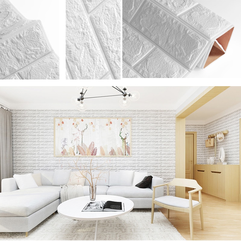 3D Brick Wallpaper Wall Stickers