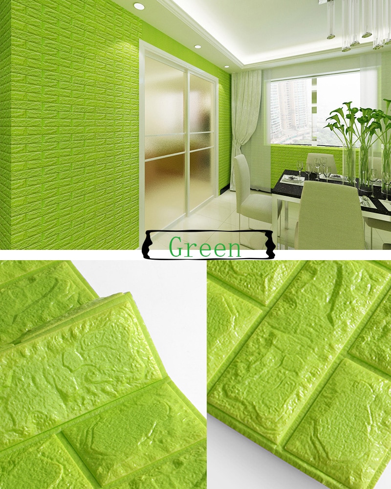 3D Brick Wallpaper Wall Stickers