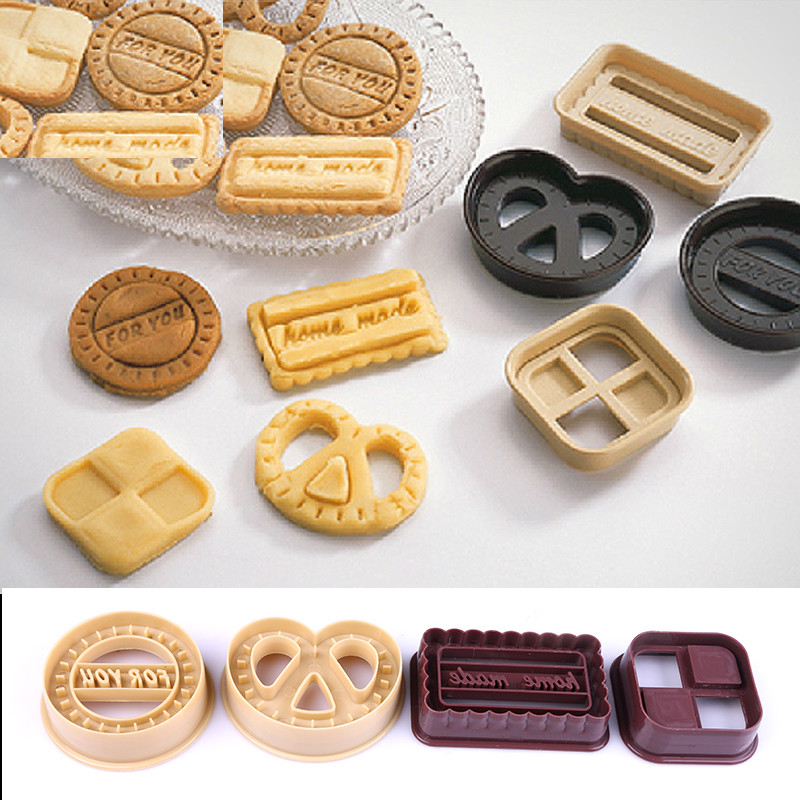 Cookie Molds Baking Cute Designs (4pcs)