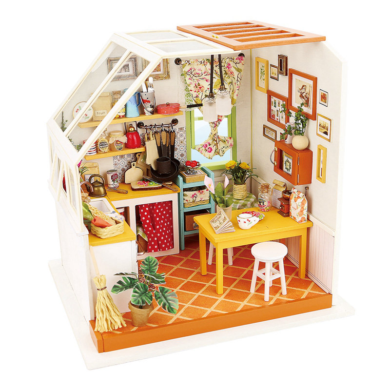 Miniature Dollhouse Kits DIY Set