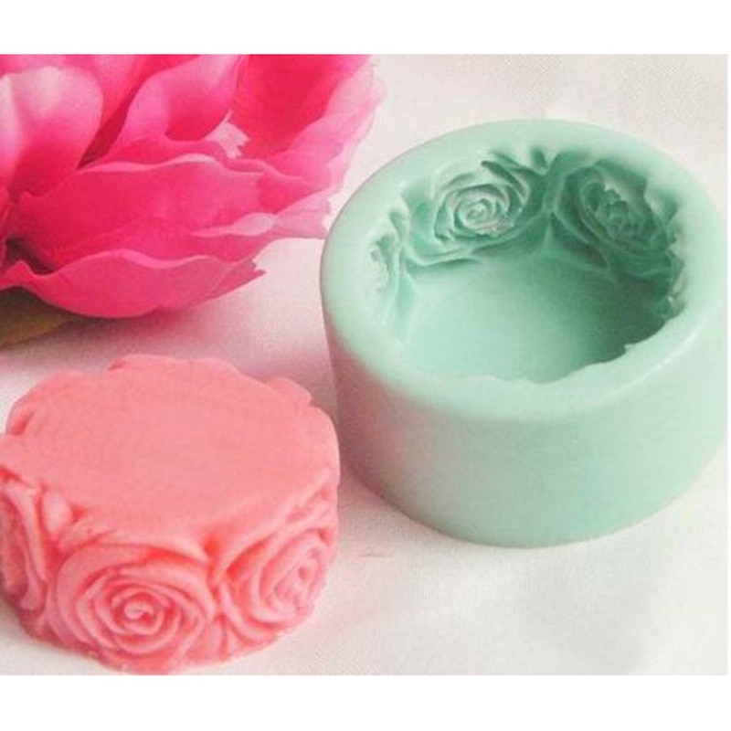 Soap Molds Rose Flower Design