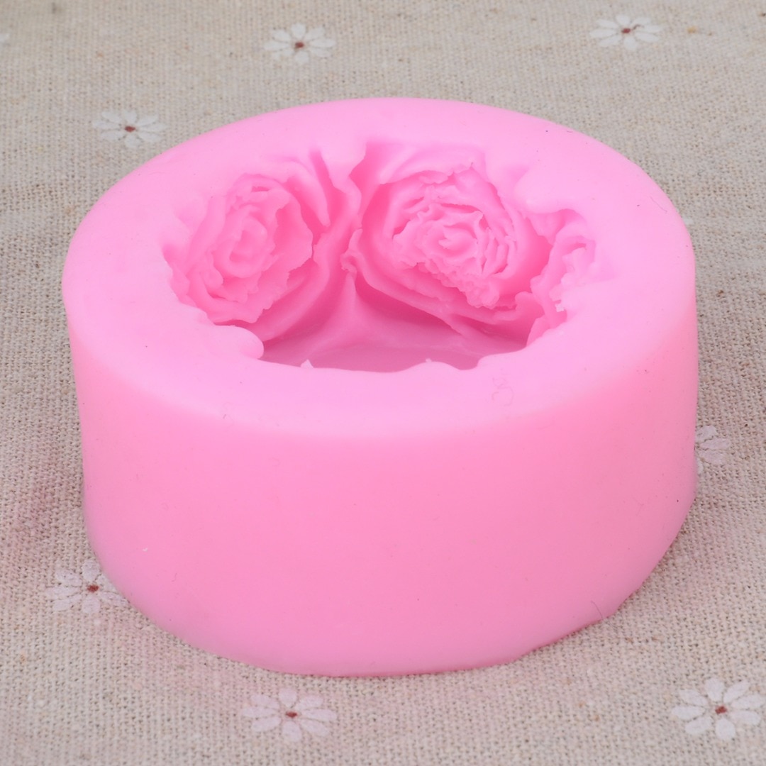Soap Molds Rose Flower Design