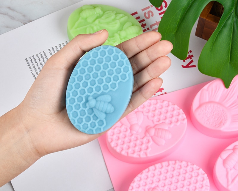 Silicone Soap Molds Honeybee Design
