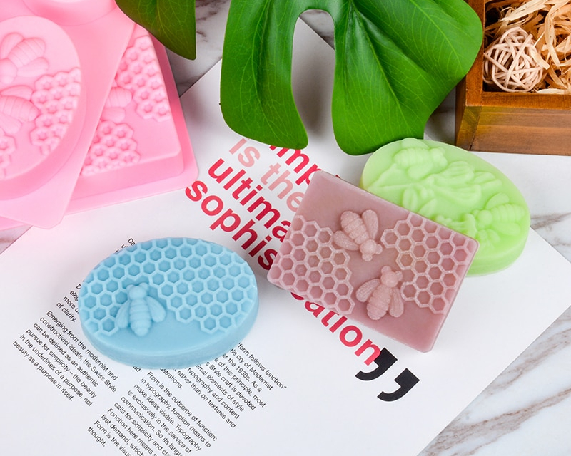 Silicone Soap Molds Honeybee Design