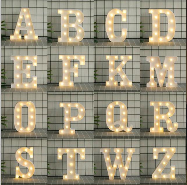 Marquee Letters LED Party Decors