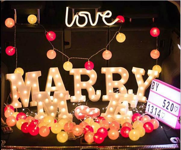 Marquee Letters LED Party Decors