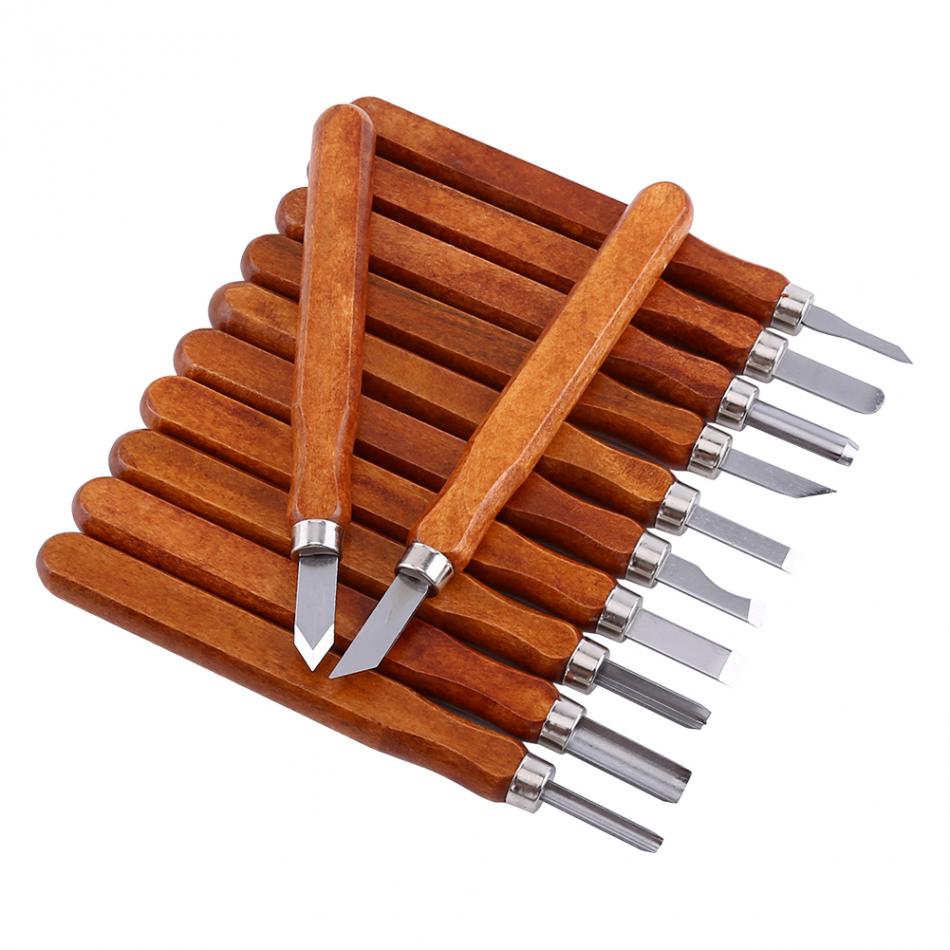 Wood Carving Tools Knife Set (12 pieces)