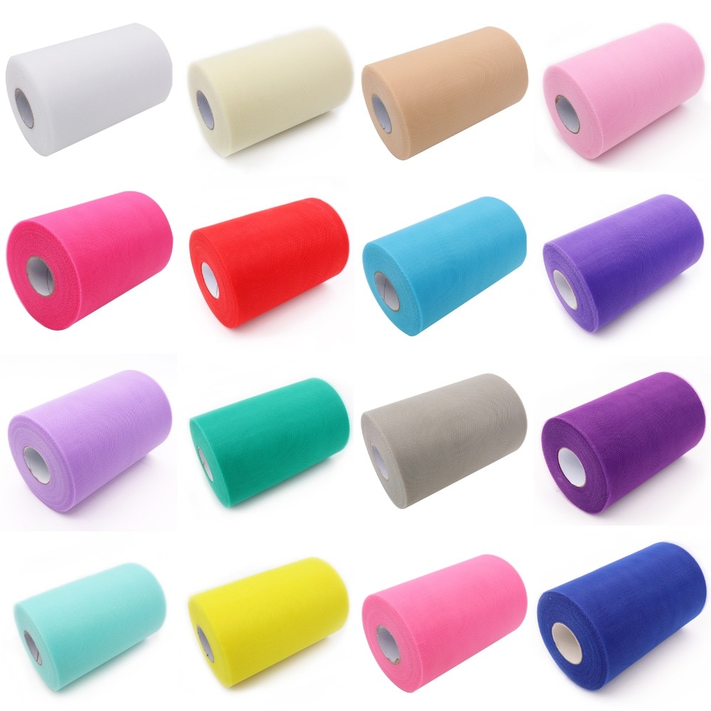 Tulle Fabric Rolls DIY Projects