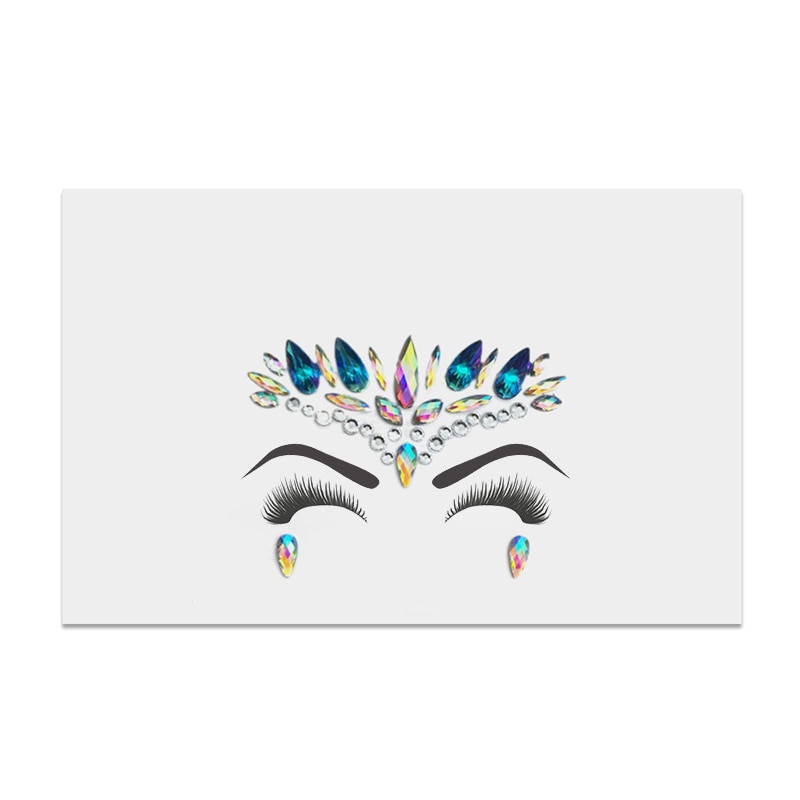 Glitter Tattoos Face Jewel Stickers