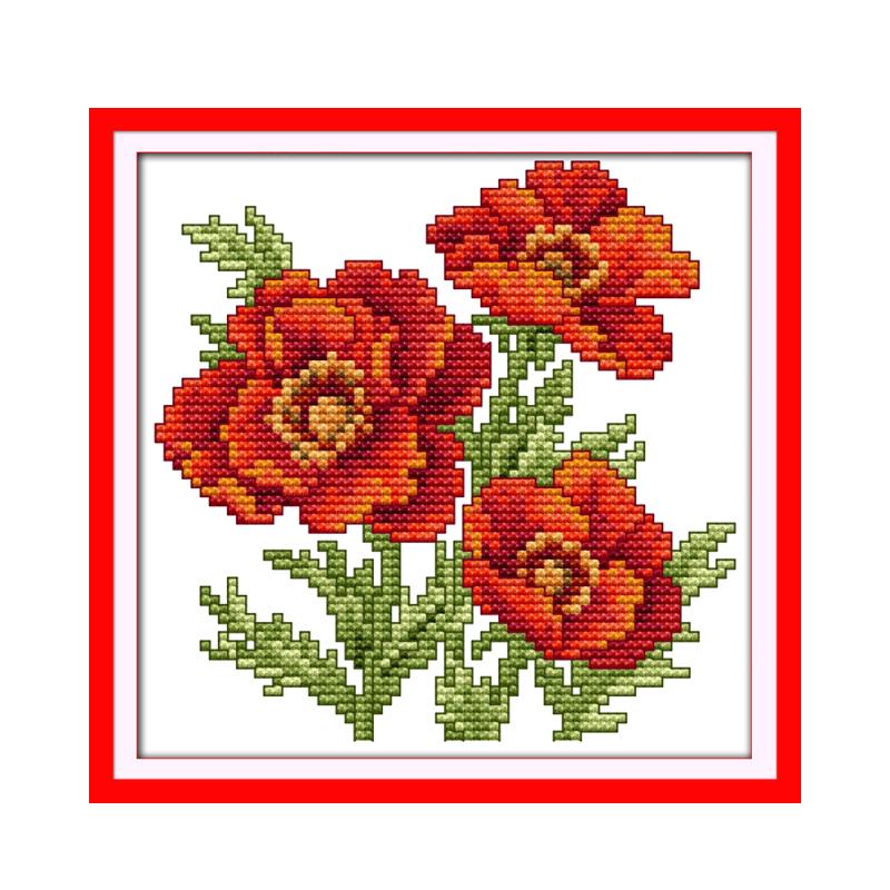 Cross Stitch Kits Flower Designs