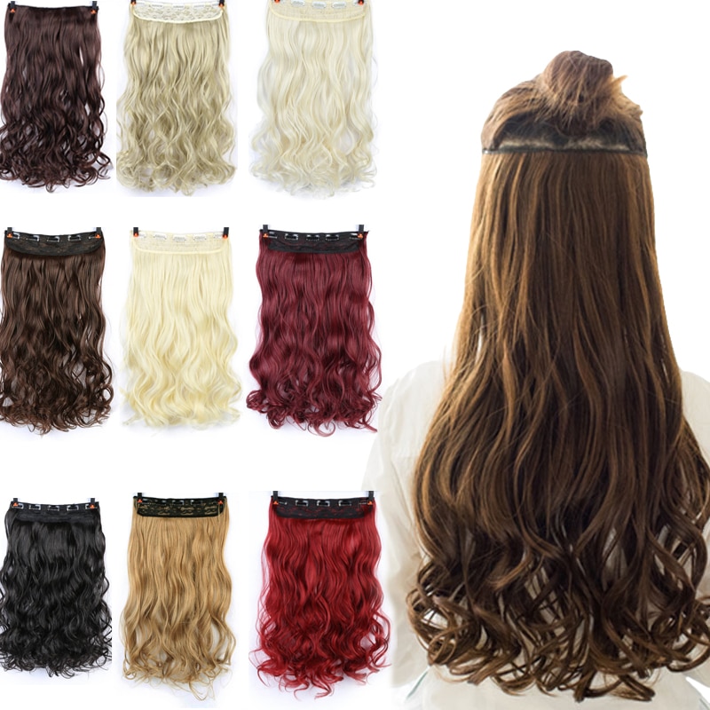 Clip on Extensions Heat Resistant Wig