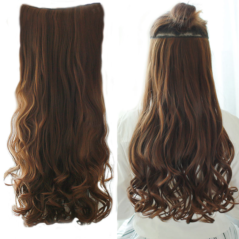 Clip on Extensions Heat Resistant Wig