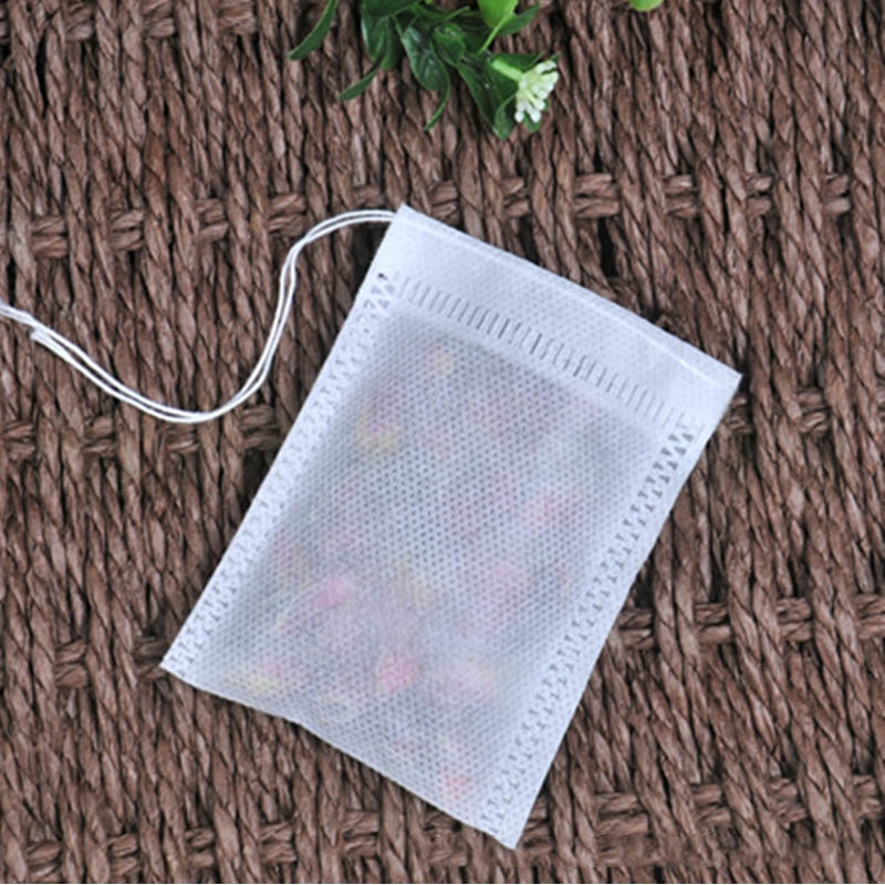 100PC Empty Drawstring Tea Bags