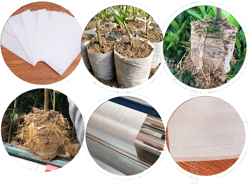 100PC Non-Woven Grow Biodegradable Bags