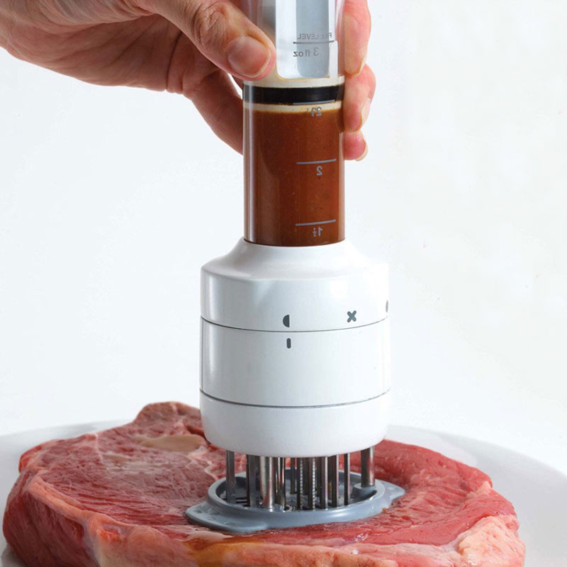 Meat Hammer Tenderizer and Injector