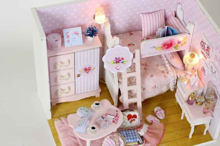 Doll House For Kids DIY Miniature Puzzle