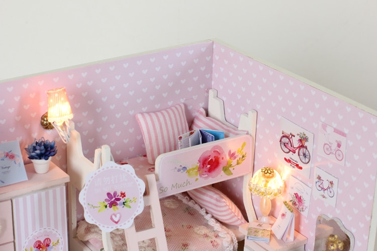 Doll House For Kids DIY Miniature Puzzle