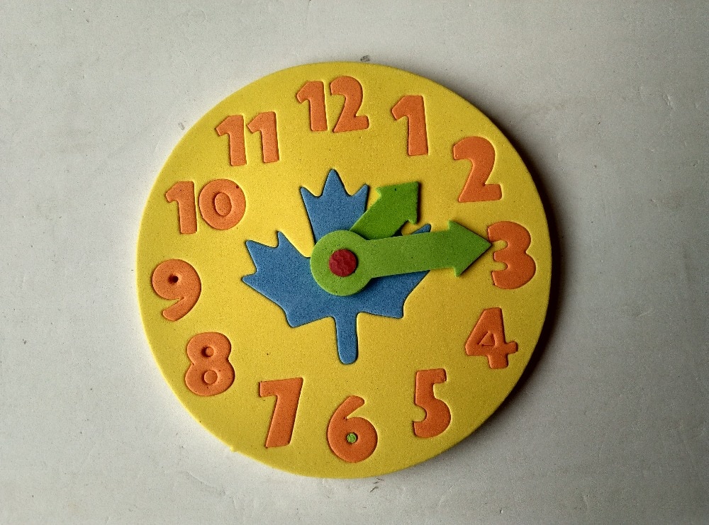 DIY Clock Educational Puzzle
