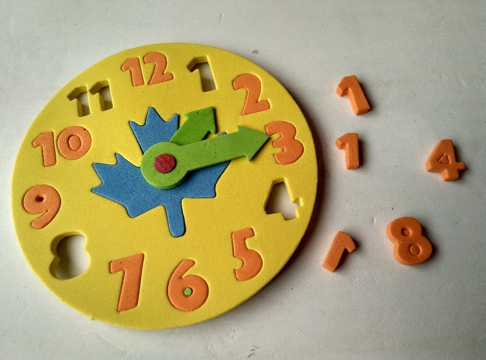 DIY Clock Educational Puzzle