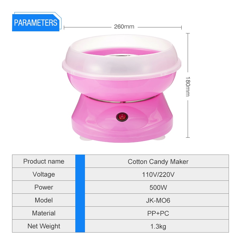 Candy Floss Machine Cotton Maker