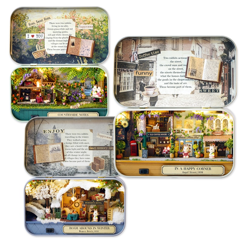 Doll House Set Miniature Themes