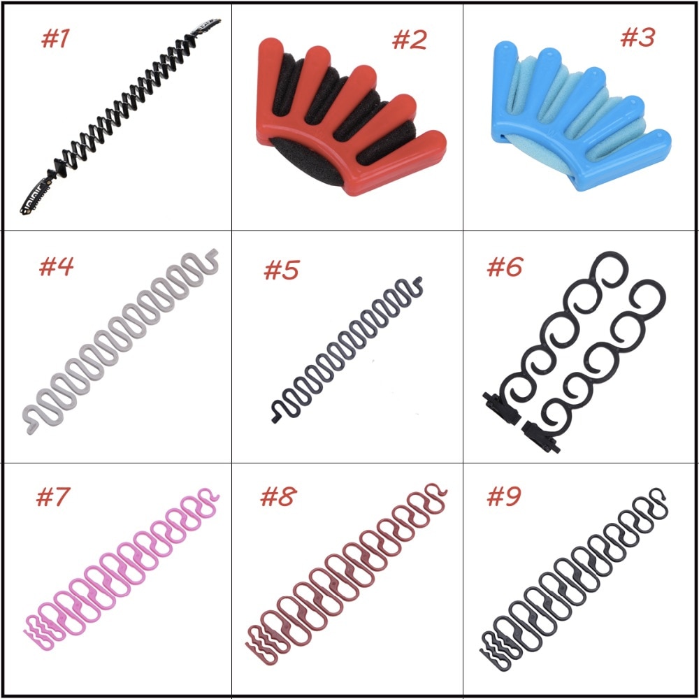 9 Styles Hair Braiding Tool Accessories