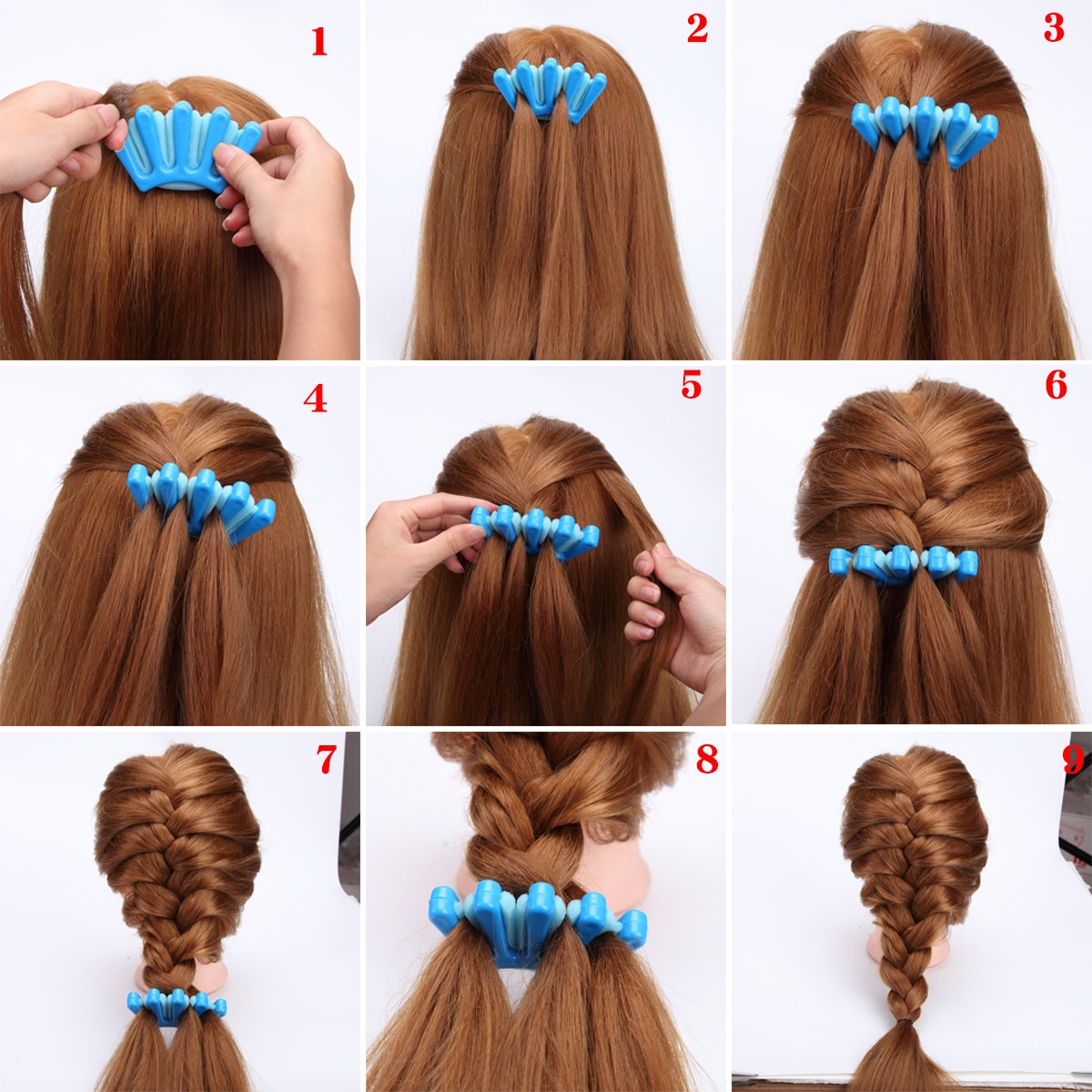 9 Styles Hair Braiding Tool Accessories