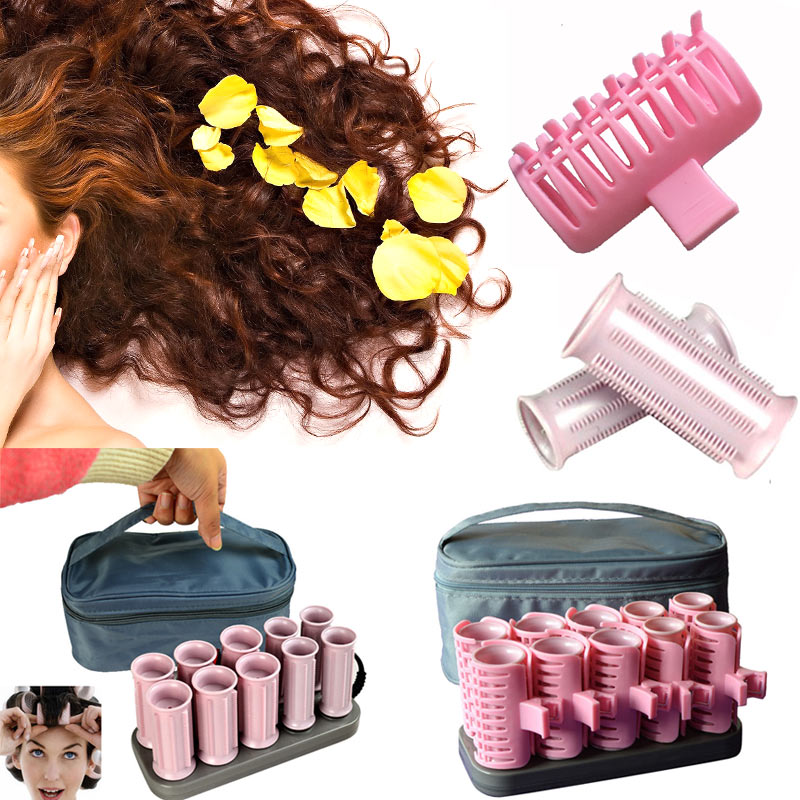 10pcs Heated Rollers Curling Tools