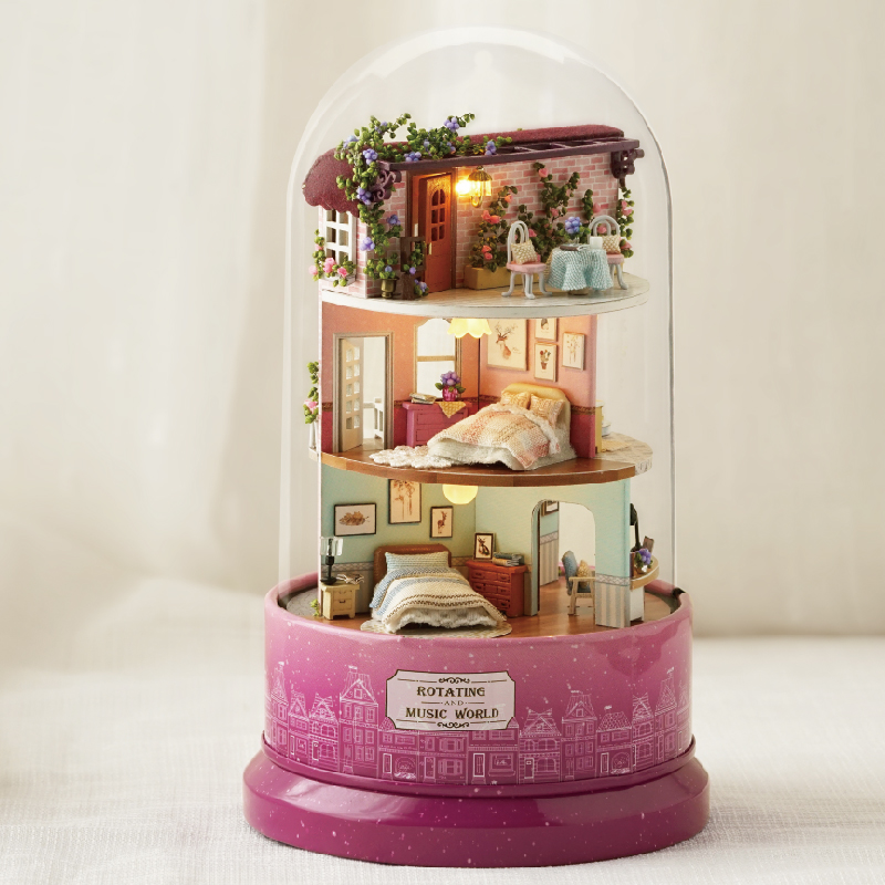 DIY Dollhouse Miniatures Music Box