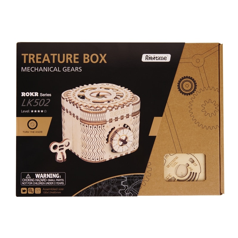 Treasure Box 3D Wooden Puzzle